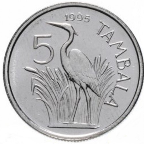 5 tambala new 1995 malawi