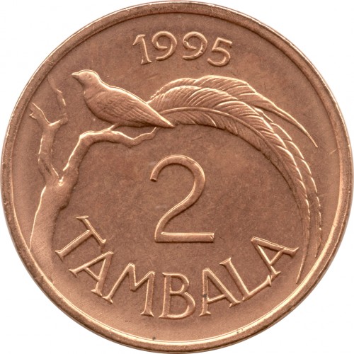 2 tambala new 1995 malawi