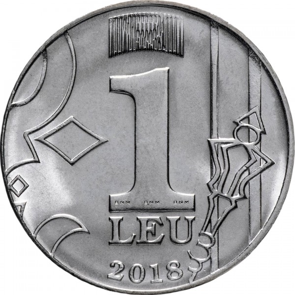 1 leu new 2018 moldova