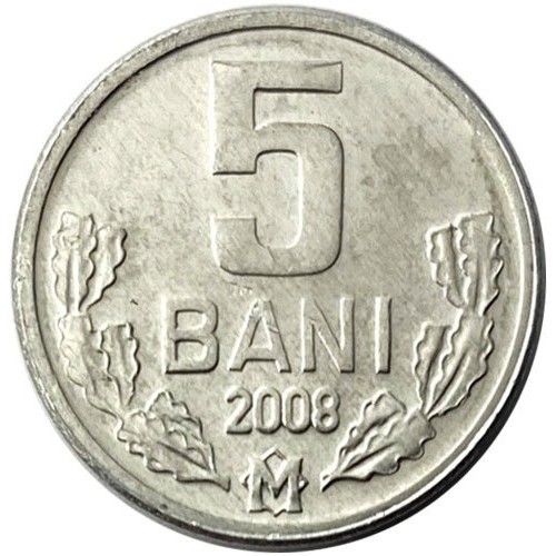 5 bani new 2008 moldova