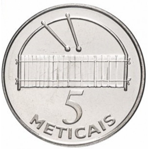 5 meticais new 2006 mozambique