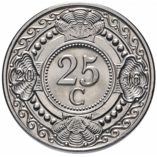 25 cents new 2016 netherlands antilles