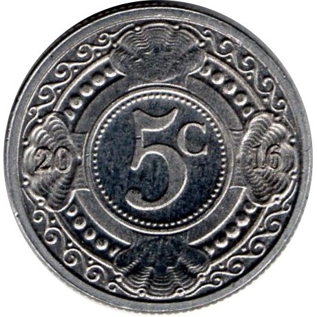 5 cents new 2016 netherlands antilles