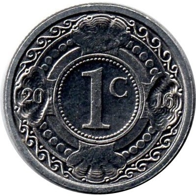1 cent new 2016 netherlands antilles