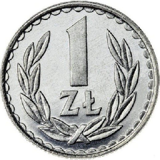 1 zloty used 1983 poland