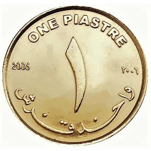 1 piastre new 2006 sudan