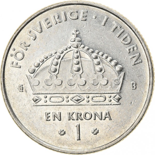 1 couronne 2 used 2002 sweden