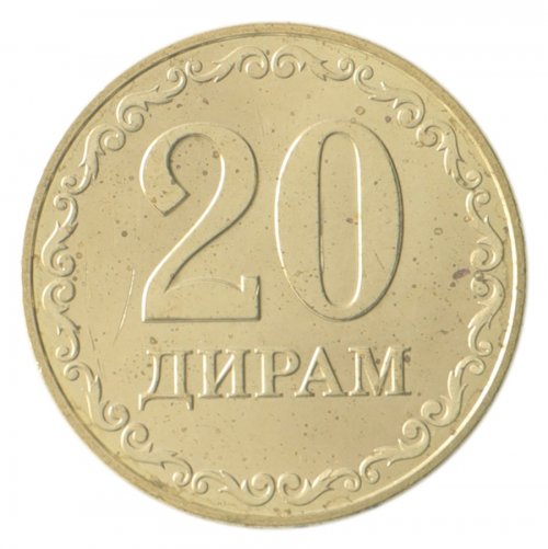 20 dirams new 2023 tajikistan