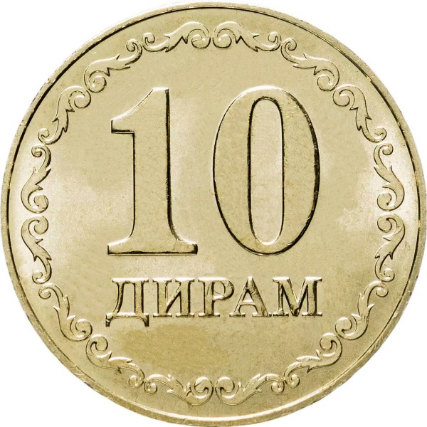10 dirams new 2020 tajikistan