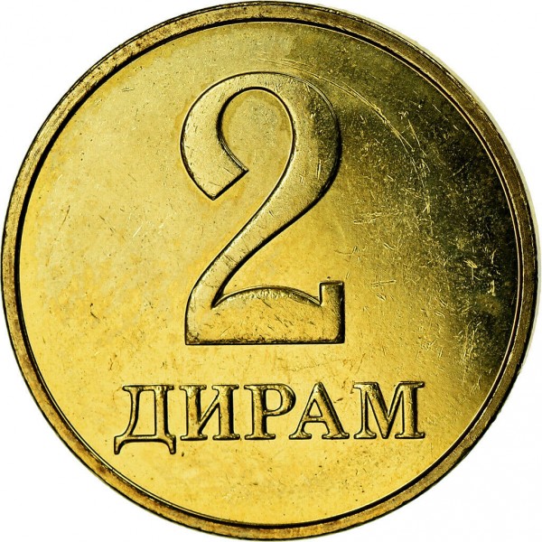 2 dirams new 2019 tajikistan