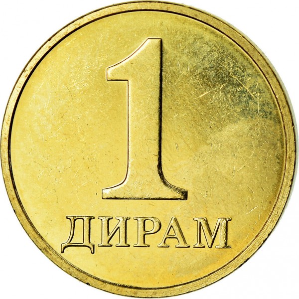 1 diram new 2019 tajikistan