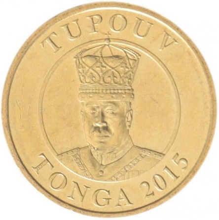 1 pa'anga new 2015 dos tonga