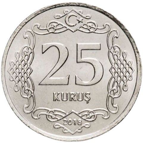 25 kurus good 2018 turkey