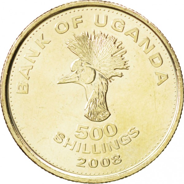 500 shillings new 2008 uganda
