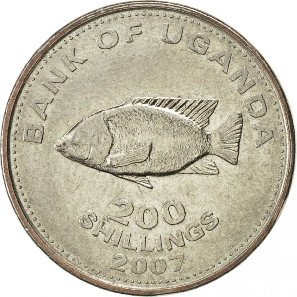 200 shillings new 2007 uganda