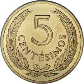 5 centecimos used 1960 uruguay