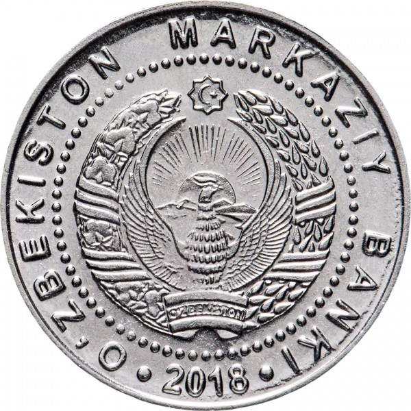 100 som new 2018 dos uzbekistan
