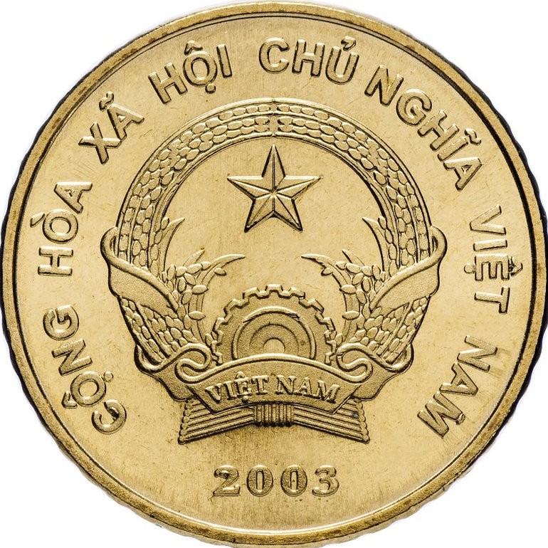 5000 dong new 2003 dos vietnam