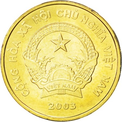 2000 dong new 2003 dos vietnam