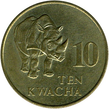 10 kwacha new 1992 zambia