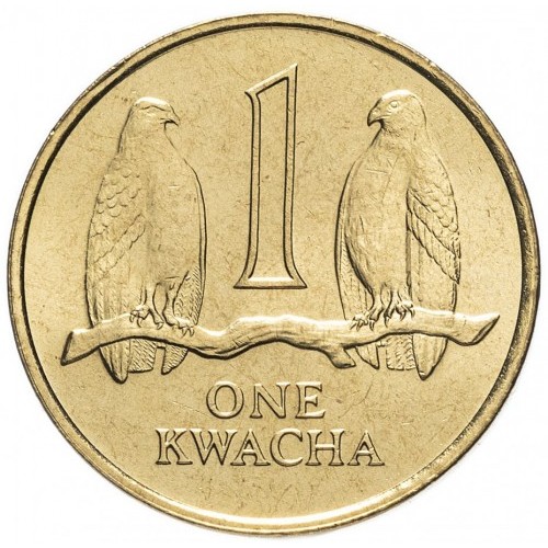 1 kwacha new 1992 zambia