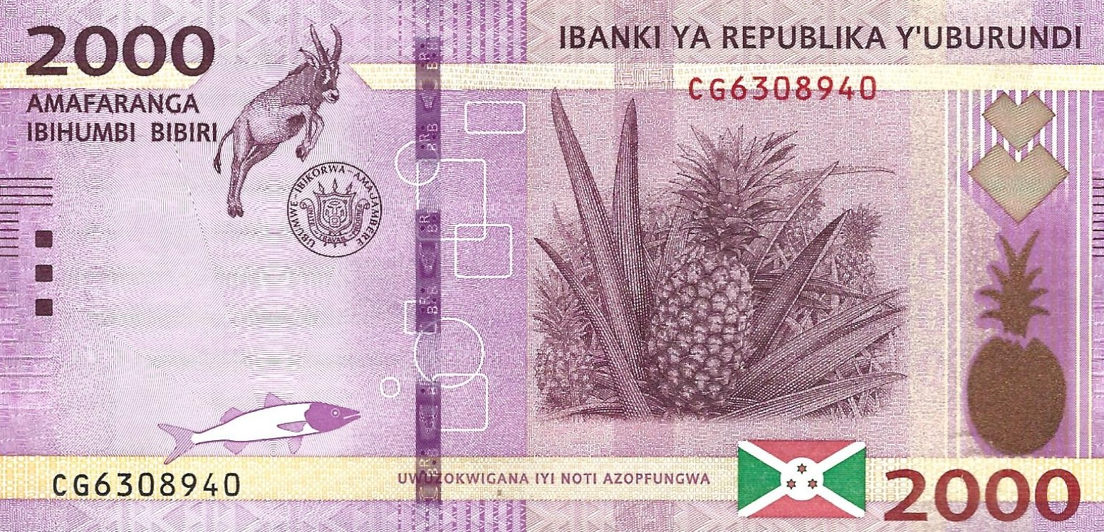 Burundi / 2000 Francs