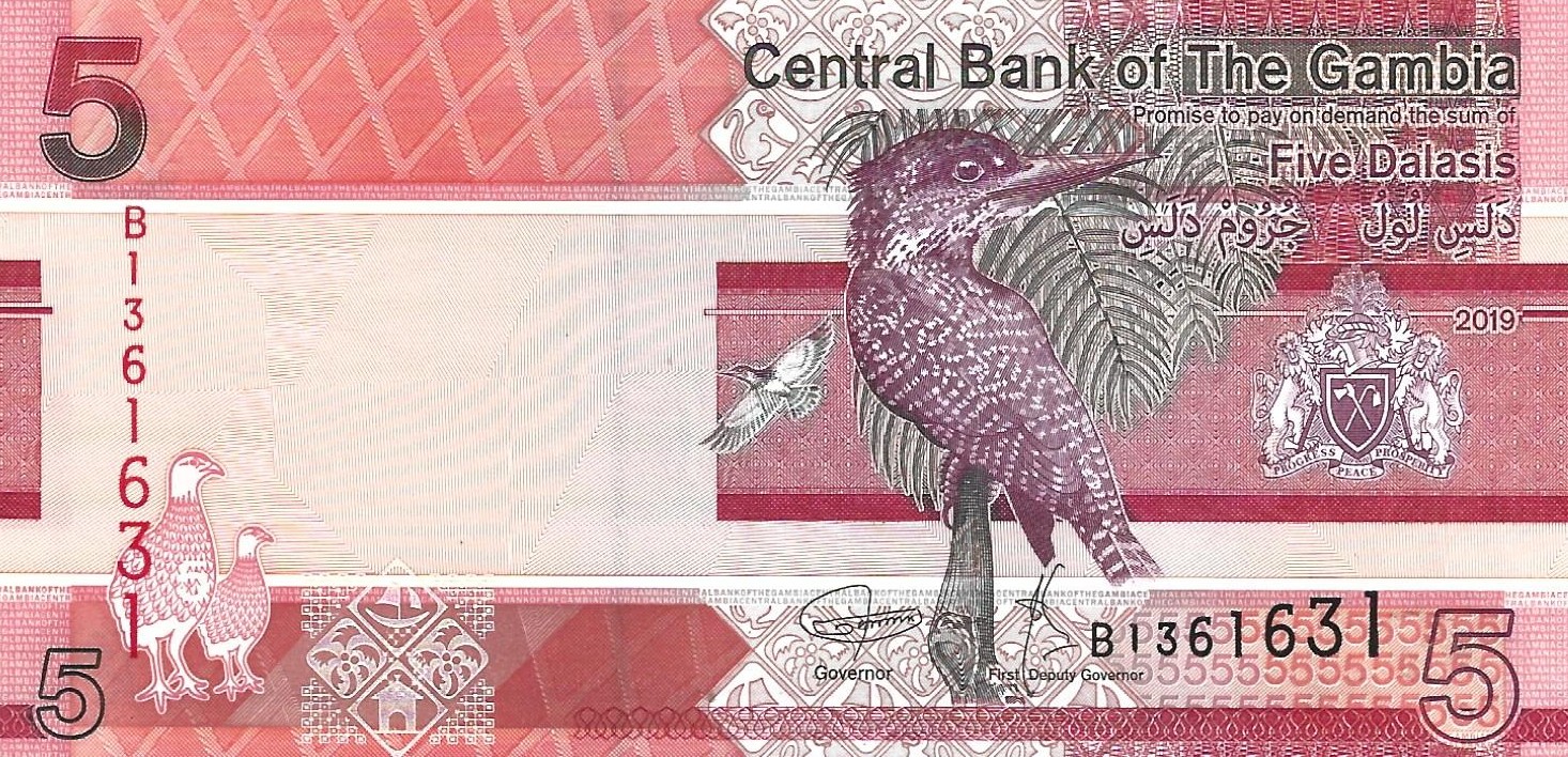 Gambia / 5 Dalasis