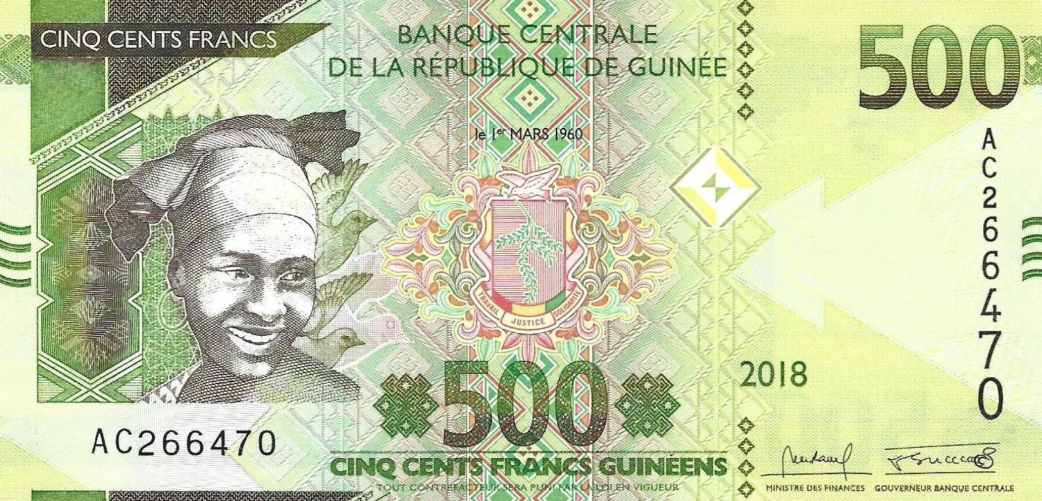 Guinea / 500 Francs