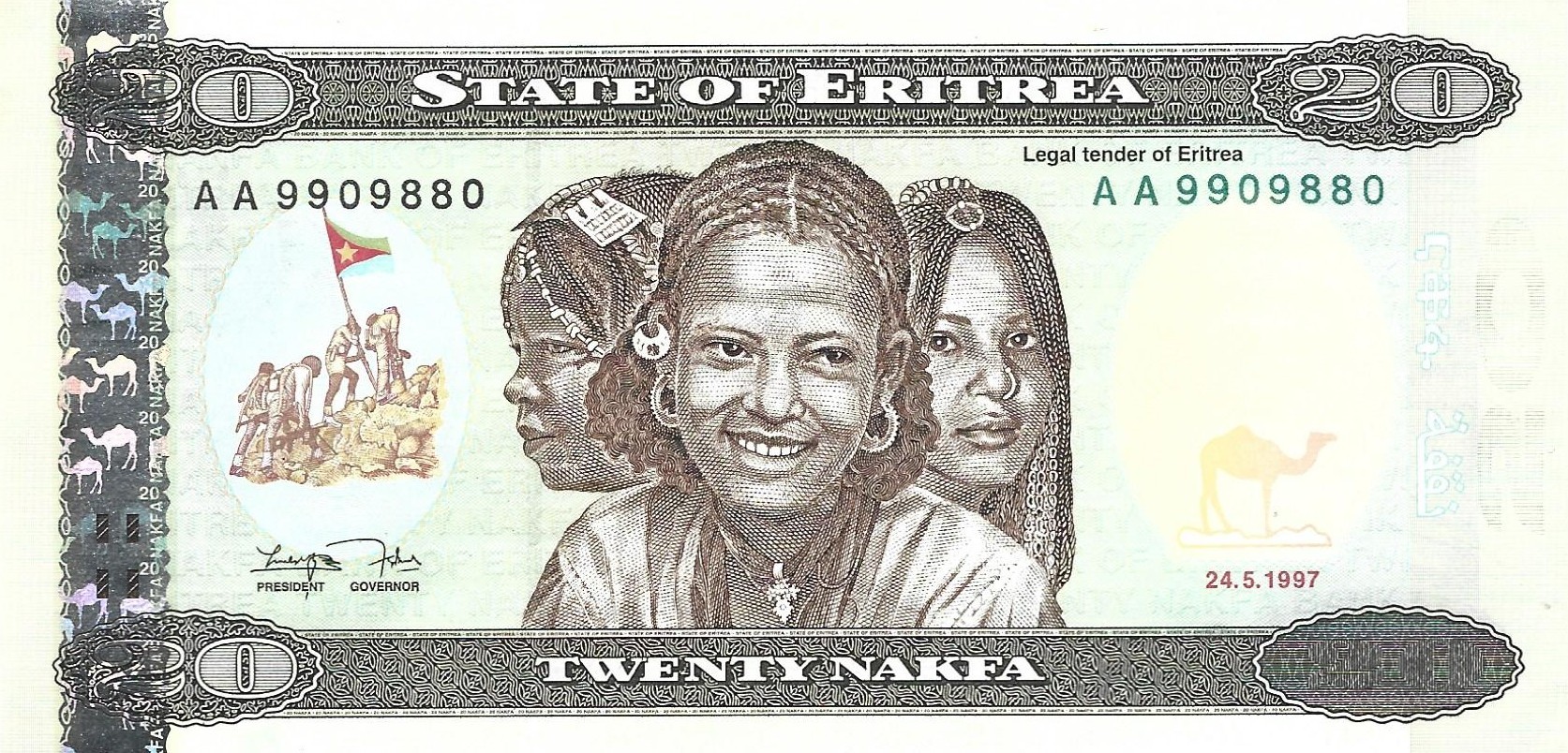 Eritrea / 20 Nakfa