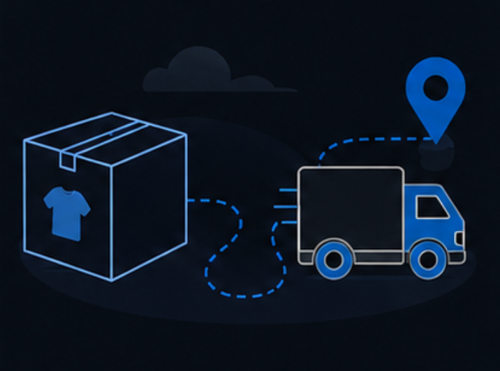 Pickup & delivery illustration