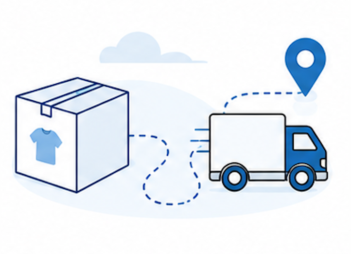 Pickup & delivery illustration