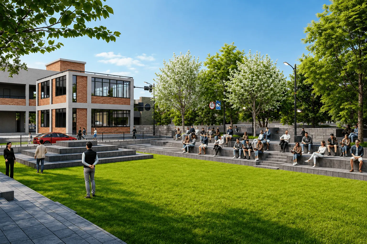 Amphitheatre at Expressway Residency