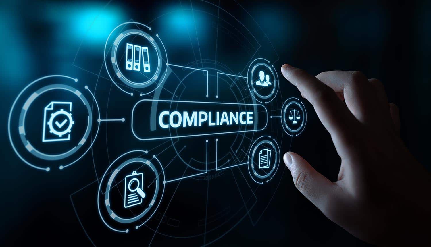 Compliance dashboard illustration representing GRA e-VAT compliance