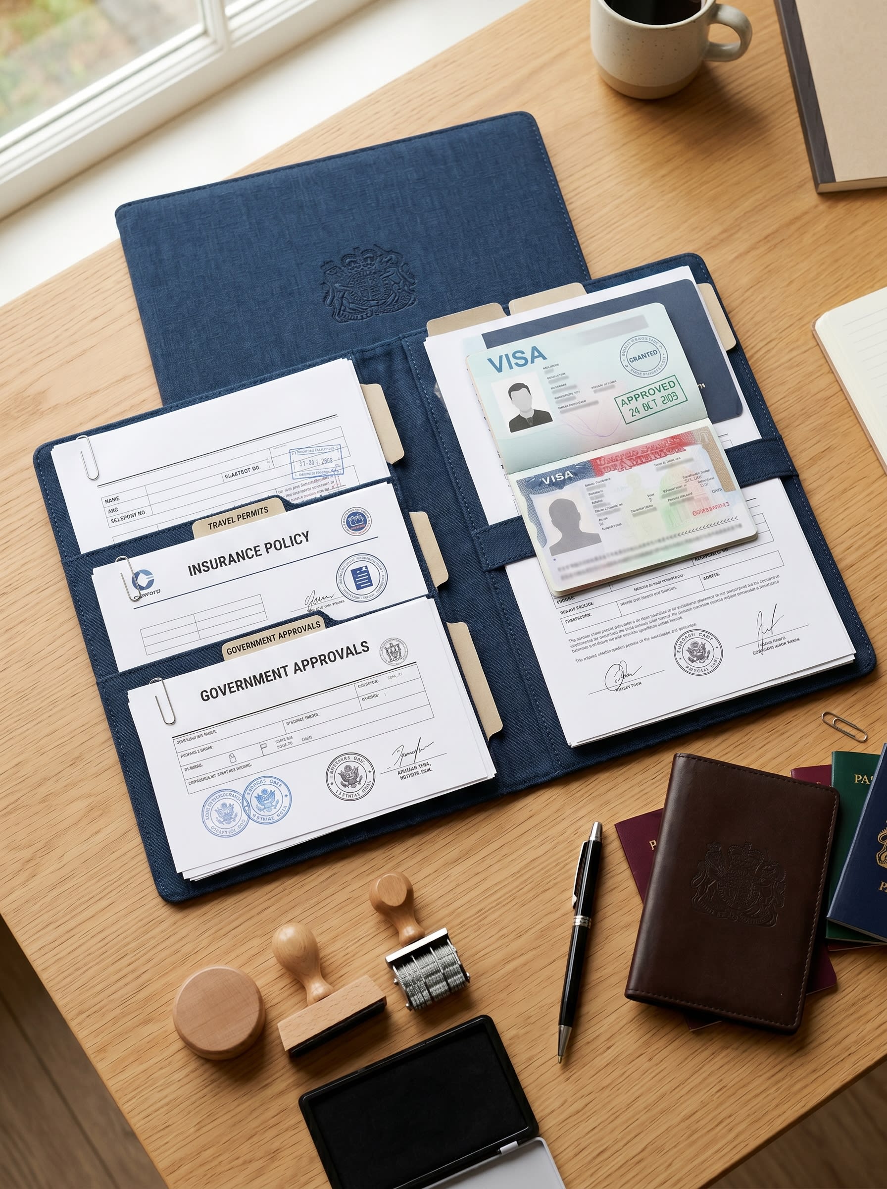 School trip documentation and approvals