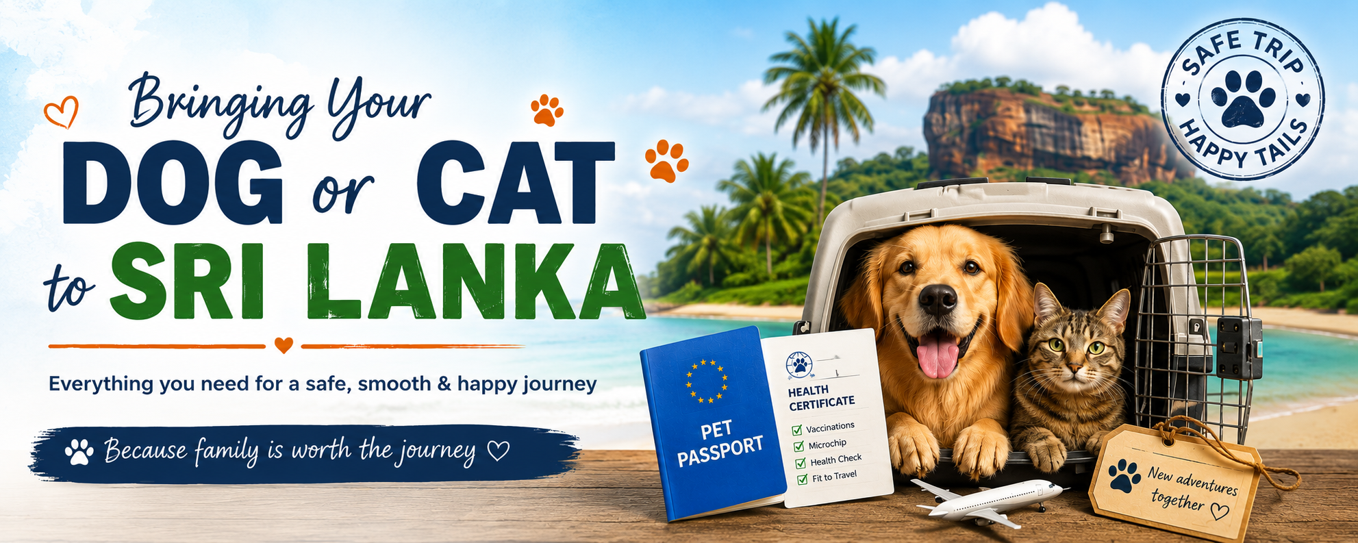 Bringing Your Dog or Cat to Sri Lanka