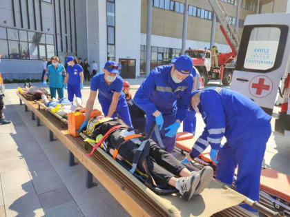 «Дроны и молнии» — масштабные учения под эгидой свердловского Центра медицины катастроф прошли в Солнечном