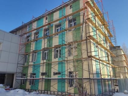 Работы в рамках капитального ремонта поликлиники в Верхней Пышме выполнены на 75%