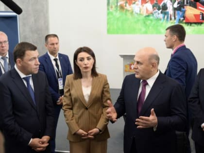 Евгений Куйвашев презентовал Председателю Правительства РФ и главам правительств Беларуси, Киргизии и Таджикистана потенциал Свердловской области на ИННОПРОМ-2024