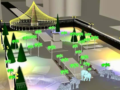 Ледовый городок в Нижнем Тагиле оформят в африканском стиле
