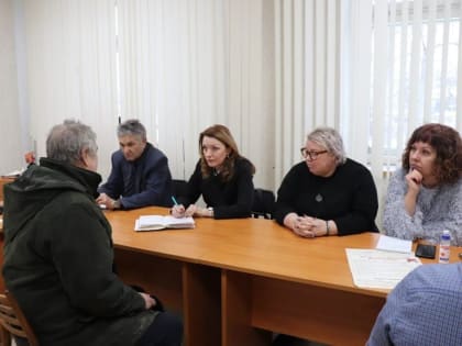 Встреча с жителями поселка Кальи