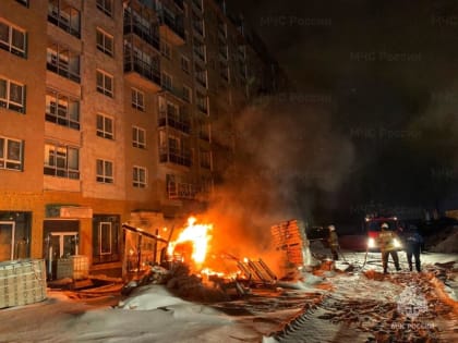 В Нижнем Тагиле в сгоревшем строительном вагончике обнаружено тело мужчины