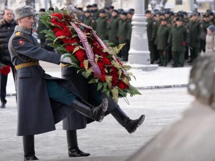 В Екатеринбурге прошла церемония в преддверии Дня защитника Отечества