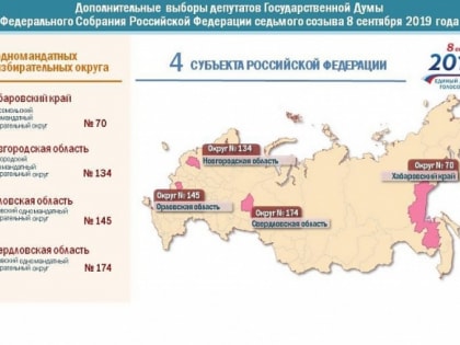 ЦИК России назначила дополнительные выборы депутатов Государственной Думы