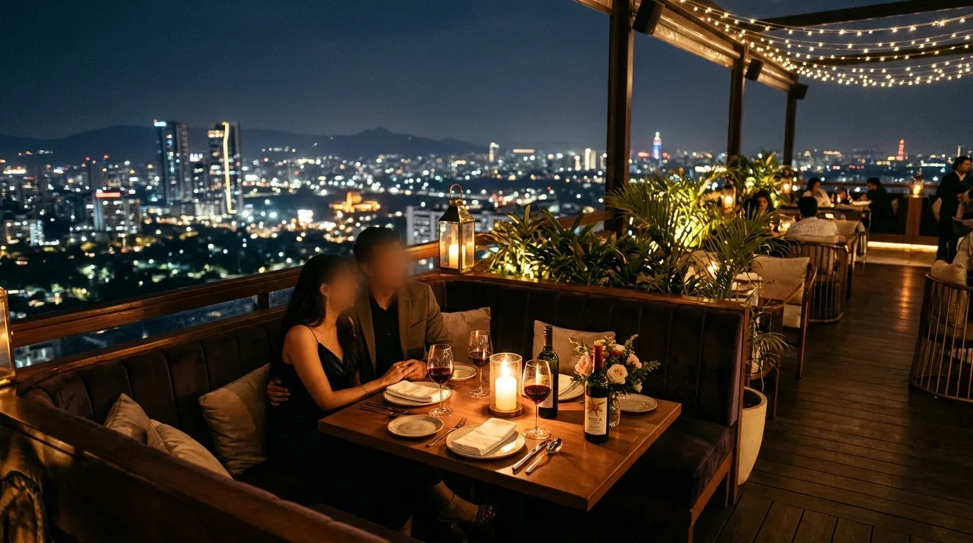 Top discreet fine dining and romantic date night rooftop venues in Pune 2026
