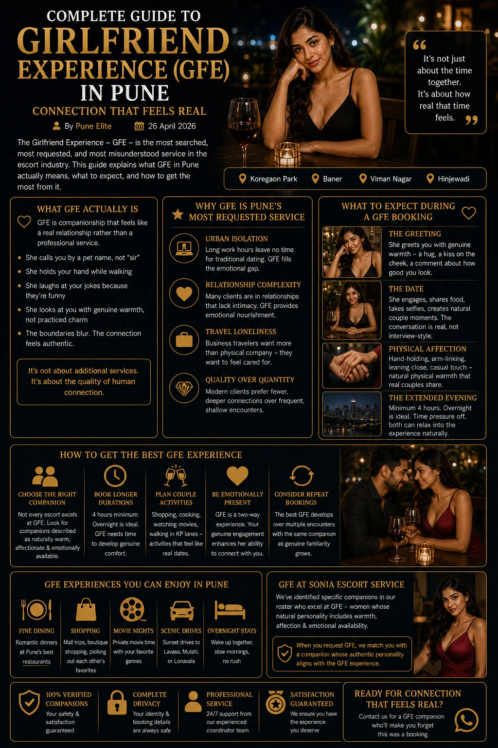 Complete Guide to Girlfriend Experience (GFE) in Pune