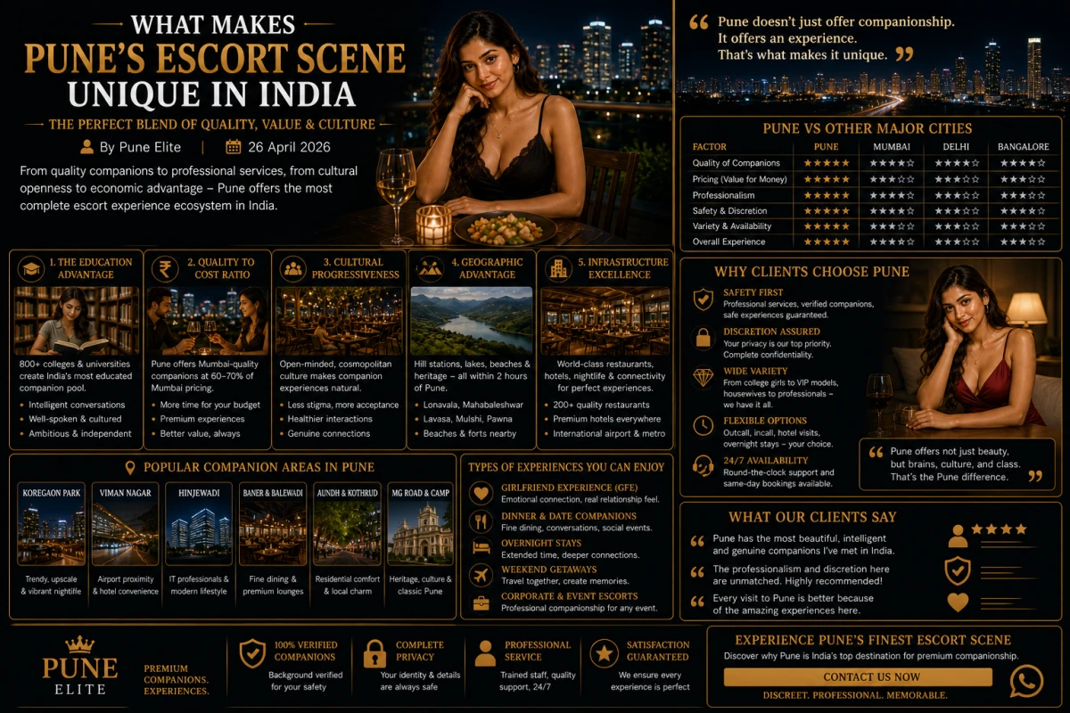 What Makes Pune's Escort Scene Unique in India