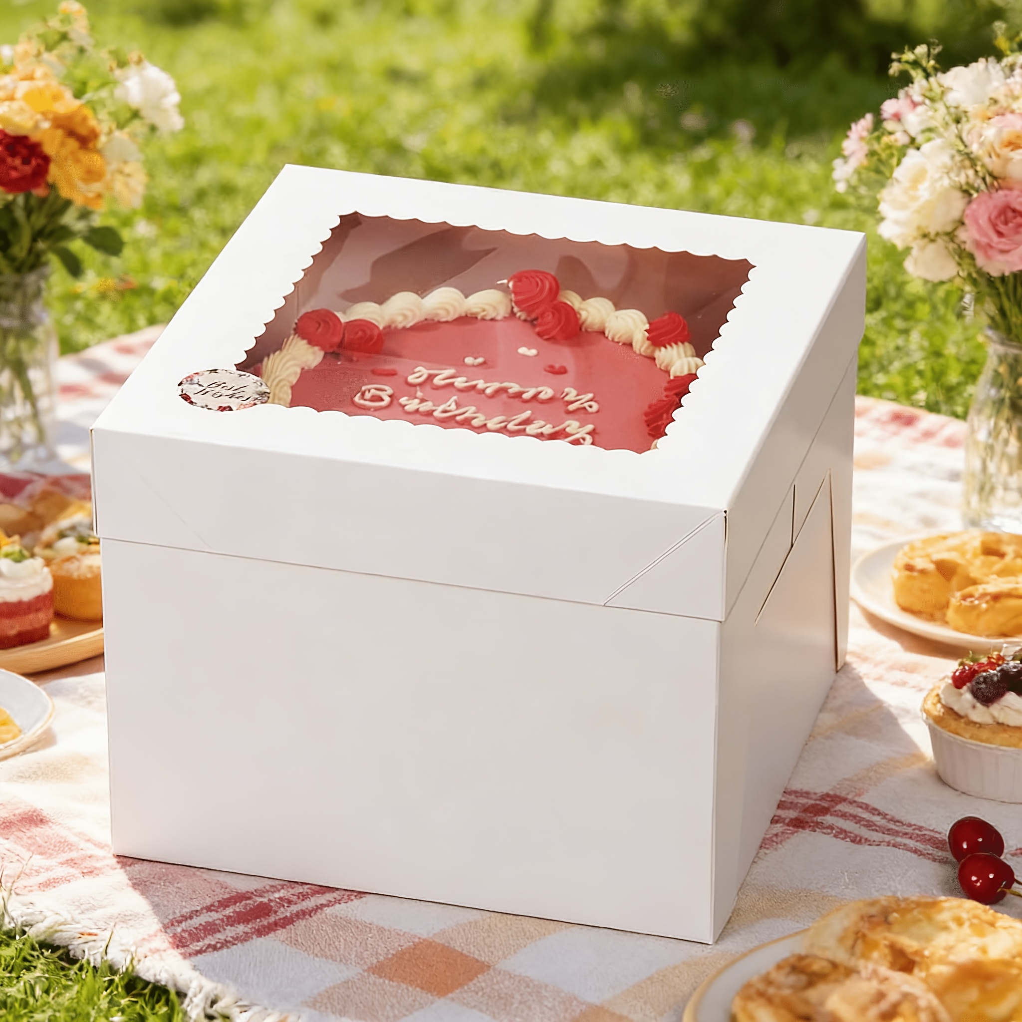 6 Inch Cake Box with Window