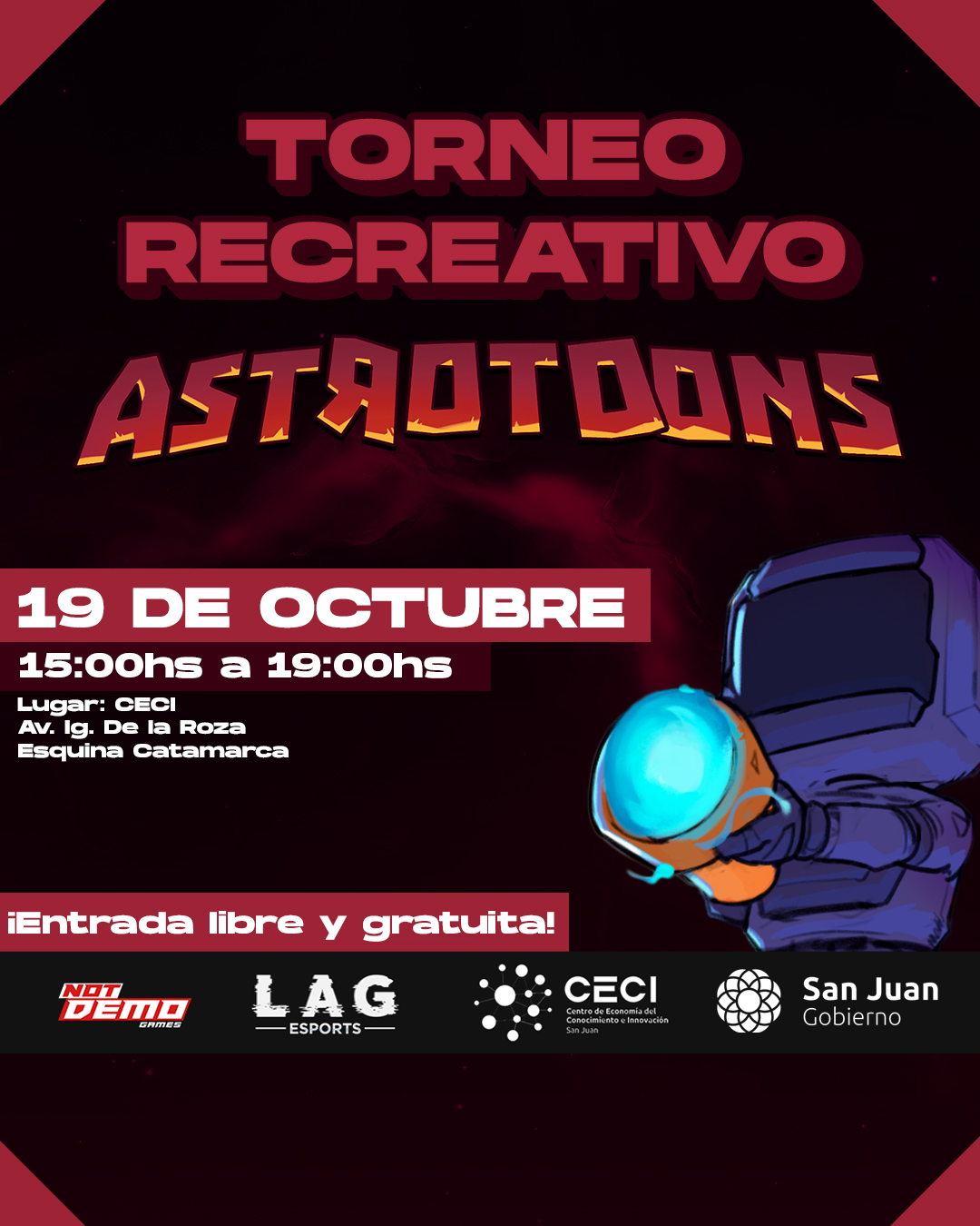 Flyer Torneo de Videojuegos