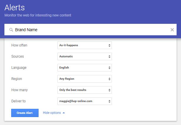 Google Alerts