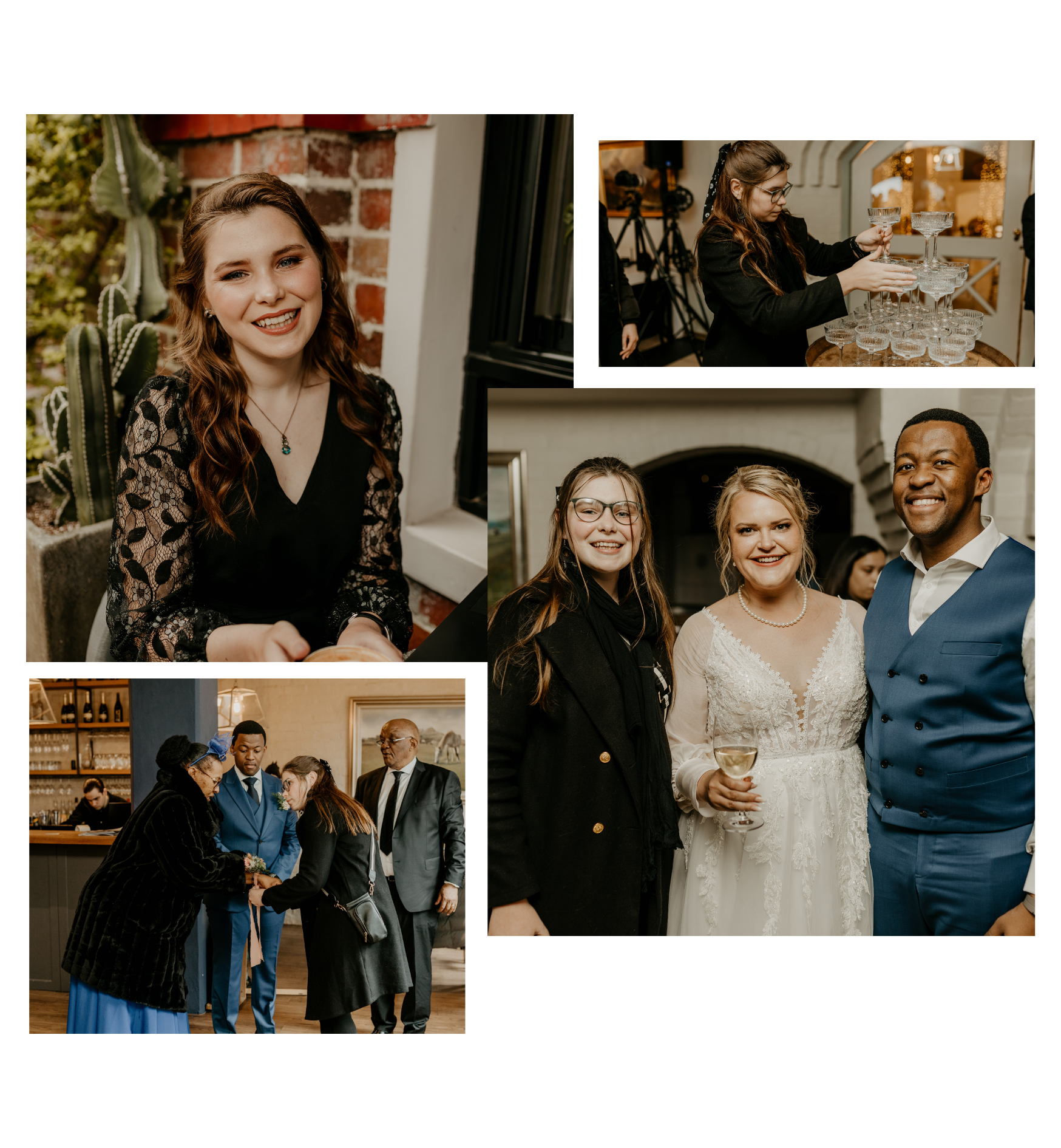 Collage of Chloe and events